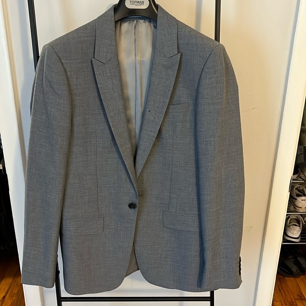 Light gray Topman blazer 36R